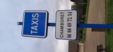 REPRISE STATIONNEMENT TAXI SUR LA PLACE DE CHAMBORET